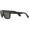 image:imageRayBan Mens RB2283 Mr BuRBank Rectangular SunglassesBlackPolarized Green