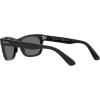image:imageRayBan Mens RB2283 Mr BuRBank Rectangular SunglassesBlackPolarized Green
