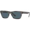 image:imageRayBan Mens RB2283 Mr BuRBank Rectangular SunglassesGreenBlue