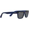 image:imageRayBan Mens RB2283 Mr BuRBank Rectangular SunglassesStriped BlueDark Grey