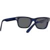 image:imageRayBan Mens RB2283 Mr BuRBank Rectangular SunglassesStriped BlueDark Grey