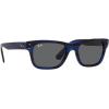 image:imageRayBan Mens RB2283 Mr BuRBank Rectangular SunglassesStriped BlueDark Grey