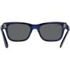 image:imageRayBan Mens RB2283 Mr BuRBank Rectangular SunglassesStriped BlueDark Grey