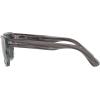 image:imageRayBan Mens RB2283 Mr BuRBank Rectangular SunglassesStriped GreyBlue