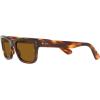 image:imageRayBan Mens RB2283 Mr BuRBank Rectangular SunglassesStriped HavanaBrown