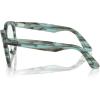 image:imageRayBan Rx2241v Wayfarer Way Round Prescription Eyewear FramesStriped Transparent GreenDemo Lens