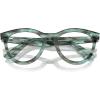 image:imageRayBan Rx2241v Wayfarer Way Round Prescription Eyewear FramesStriped Transparent GreenDemo Lens