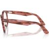 image:imageRayBan Rx2241v Wayfarer Way Round Prescription Eyewear FramesStriped Transparent PinkDemo Lens