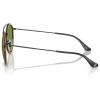 image:imageRayBan Unisex Rb3647n Double Bridge Round SunglassesBlackGreen