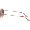 image:imageRayBan Unisex Rb3647n Double Bridge Round SunglassesCopperPink Gradient Brown