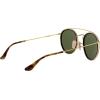 image:imageRayBan Unisex Rb3647n Double Bridge Round SunglassesGoldG15 Green