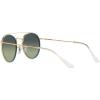 image:imageRayBan Unisex Rb3647n Double Bridge Round SunglassesLegend GoldGreen Vintage
