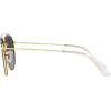 image:imageRayBan Unisex Rb3647n Double Bridge Round SunglassesLegend GoldGrey Gradient