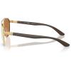 image:imageRayBan Unisex Rb3736ch Chromance Round SunglassesGoldOrange Mir Pink Polarized