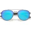 image:imageRayBan Unisex Rb3736ch Chromance Round SunglassesGunmetalGreen Mirrored Blue Polarized
