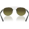image:imageRayBan Unisex Rb3736ch Chromance Round SunglassesGunmetalGreen Mirrored Gold Gradient Polarized
