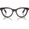 image:imageRayBan Rx2241v Wayfarer Way Round Prescription Eyewear FramesHavanaDemo Lens