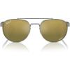 image:imageRayBan Unisex Rb3736ch Chromance Round SunglassesGunmetalGreen Mirrored Gold Gradient Polarized