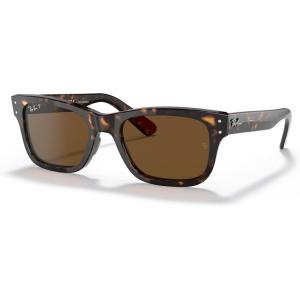 image:imageRayBan Mens RB2283 Mr BuRBank Rectangular SunglassesHavanaPolarized Brown