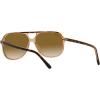image:imageRayBan Rb2198 Bill Square SunglassesHavana on Transparent BrownClear Gradient Brown