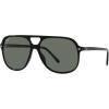 image:imageRayBan Rb2198 Bill Square SunglassesBlackPolarized Green