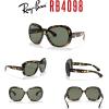 image:imageRayBan Jackie ohh ii RB4098 Cateye Sunglasses for Women BUNDLE with ACCESSORY EYEWEAR KITLight HavanaDark Green