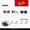 image:imageRayBan Jackie ohh ii RB4098 Cateye Sunglasses for Women BUNDLE with ACCESSORY EYEWEAR KITLight HavanaDark Green