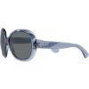 image:imageRayBan Jackie ohh ii RB4098 Cateye Sunglasses for Women BUNDLE with ACCESSORY EYEWEAR KITTransparent BlueDark Grey Polarized