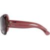 image:imageRayBan Jackie ohh ii RB4098 Cateye Sunglasses for Women BUNDLE with ACCESSORY EYEWEAR KITTransparent Dark BrownGrey Gradient Brown Polarized