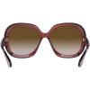 image:imageRayBan Jackie ohh ii RB4098 Cateye Sunglasses for Women BUNDLE with ACCESSORY EYEWEAR KITTransparent Dark BrownGrey Gradient Brown Polarized