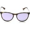 image:imageRayBan Junior Kids RJ9060s Erika Round SunglassesHavana RubberGreen Mirrored Lilac