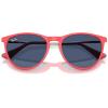 image:imageRayBan Junior Kids RJ9060s Erika Round SunglassesRubber CoralDark Blue