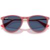 image:imageRayBan Junior Kids RJ9060s Erika Round SunglassesRubber FuchsiaDark Green
