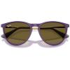 image:imageRayBan Junior Kids RJ9060s Erika Round SunglassesRubber VioletDark Brown