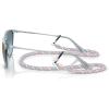image:imageRayBan Junior Kids RJ9060s Erika Round SunglassesTransparent BlueBlue Gradient Grey Mirrored Rose