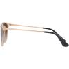 image:imageRayBan Junior Kids RJ9060s Erika Round SunglassesTransparent Light BrownBrown Gradient