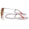 image:imageRayBan Junior Kids RJ9060s Erika Round SunglassesTransparent RedBrown Gradient Mirrored Red