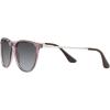 image:imageRayBan Junior Kids RJ9060s Erika Round SunglassesTransparent VioletGrey Gradient
