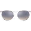 image:imageRayBan Junior Kids RJ9060s Erika Round SunglassesTransparentBrown Gradient Mirrored Silver