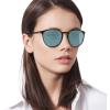 image:imageRayBan RB3539 Erika Metal Polarized Round SunglassesBlackEvolve Photochromic Blue to Violet
