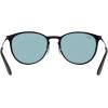 image:imageRayBan RB3539 Erika Metal Polarized Round SunglassesBlackEvolve Photochromic Blue to Violet