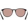 image:imageRayBan RB3539 Erika Metal Polarized Round SunglassesBlackEvolve Photochromic Brown to Dark Brown