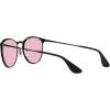 image:imageRayBan RB3539 Erika Metal Polarized Round SunglassesBlackEvolve Photochromic Pink to Blue