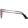image:imageRayBan RB3539 Erika Metal Polarized Round SunglassesBlackEvolve Photochromic Pink to Blue