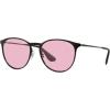 image:imageRayBan RB3539 Erika Metal Polarized Round SunglassesBlackEvolve Photochromic Pink to Blue