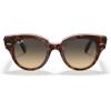 image:imageRayBan womens Rb2192 Roundabout Round SunglassesHavana on Transparent PinkBrown Gradient