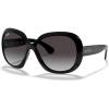 image:imageRayBan Jackie ohh ii RB4098 Cateye Sunglasses for Women BUNDLE with ACCESSORY EYEWEAR KITBlackLight Grey Gradient Dark Grey
