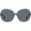 Transparent Blue/Dark Grey Polarized