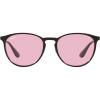 image:imageRayBan RB3539 Erika Metal Polarized Round SunglassesBlackEvolve Photochromic Pink to Blue