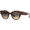 image:imageRayBan womens Rb2192 Roundabout Round SunglassesHavana on Transparent PinkBrown Gradient